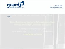 Tablet Screenshot of guard-it.com